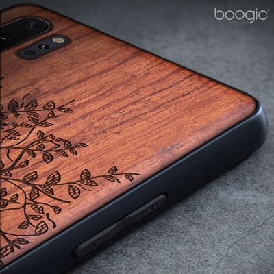 Samsung Galaxy Note 10 Case Boogic Original Wood funda Samsu