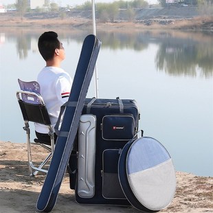 渔之君钓椅包鱼护包海竿包加厚耐磨防水加大帆布