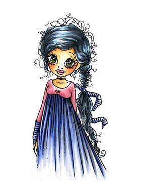 Rubber-Stamps Scrapbooking Sweet Girls Photo-Album Making-Ca