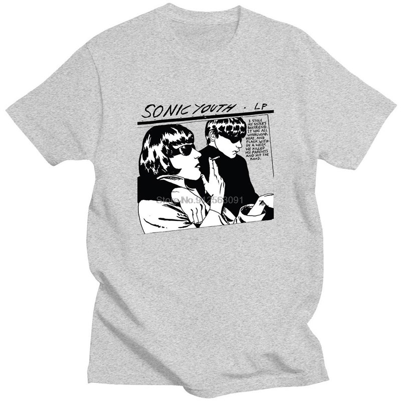 极速Ropa de la banda de Sonic Youth Rock para hombre, camise