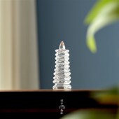 高品质天然白水晶文昌塔摆件家居工艺品 加油励志礼品