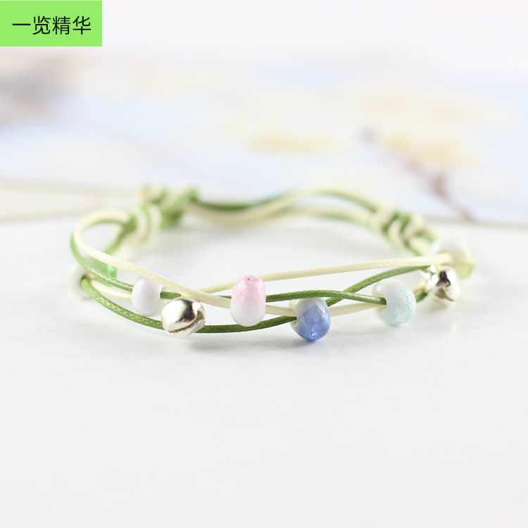 推荐Bracelet Creative Bead Bells Simple Fashion Bracelet Wom