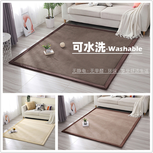 加厚地毯客厅飘窗卧室榻榻米地垫 防滑儿童爬行垫宝宝防摔床边毯