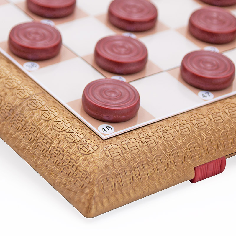 国际跳棋先行者儿童益智磁性折叠塑料棋盘成人亲子大号x棋子100格