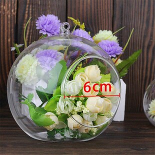 Glass Tealight 新品 Holder Terrarium Hanging 1PC 12cm