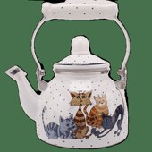 精致生活家居用品烧水壶电t磁炉可用球形壶专用煮水壶珐琅搪瓷复