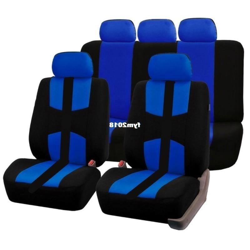 新品Universal Size Front and rRear Full Car Seat Cover for C