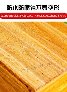 蜜蜂蜂箱标准十框烘干杉木煮蜡蜂蜂七框中箱蜂蜂R平箱全套养箱工