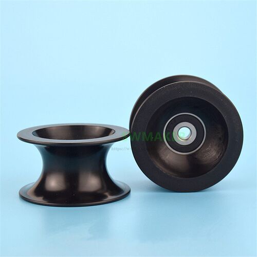 现货1pcs 6*54*30mm  groove roller, 25mm diameter tVrack, pla