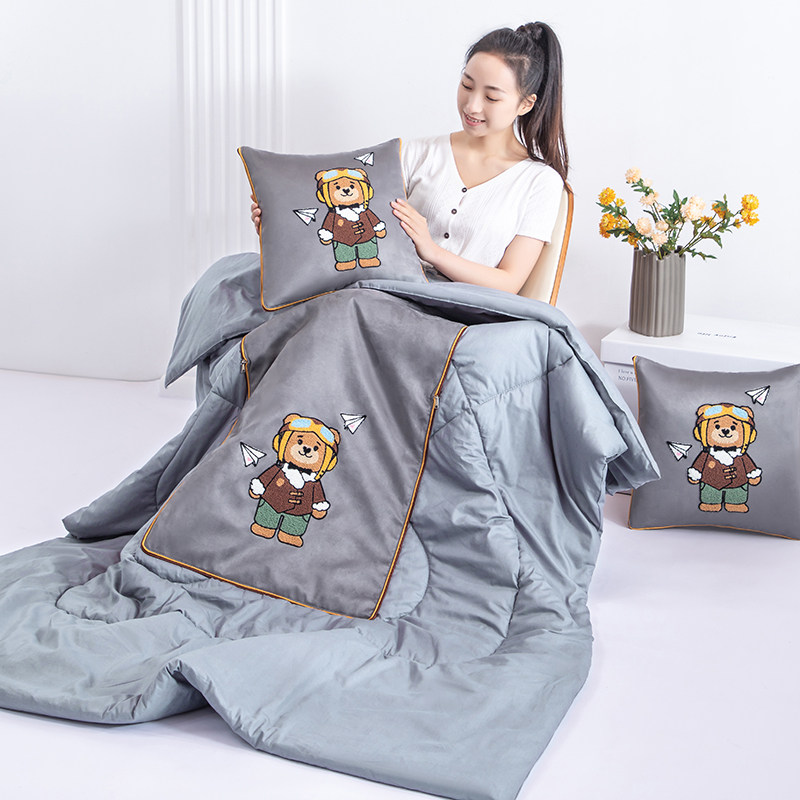 卡通抱枕被子两用办公室午休空调夏凉被车载沙发靠垫枕头被,居家布艺,抱枕被,淘宝优惠券,粉丝福利购,淘宝优惠卷
