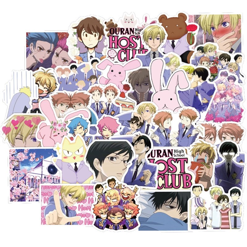 50PCS Ouran High School Host Club Stickers Gift Toy For Gir