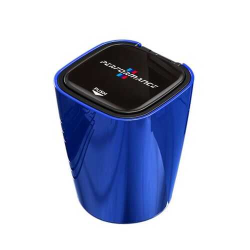 Car Ashtray With Blue LED Light Metal Liner For BMW M E90 E9