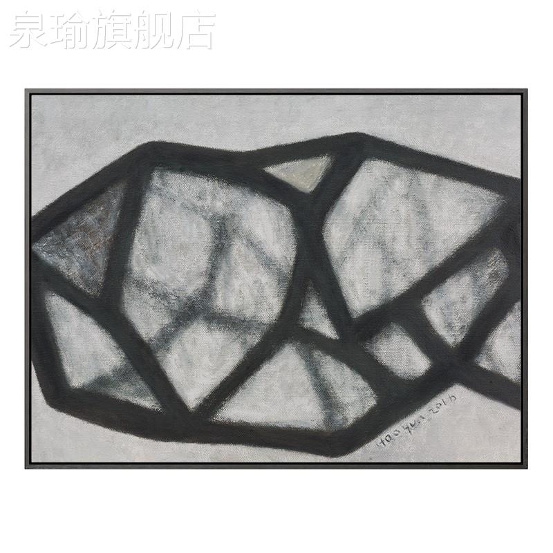 网红郝云x商空业间约抽象简装饰画客厅房壁画挂画样板墙画 家居饰品 现代装饰画 原图主图