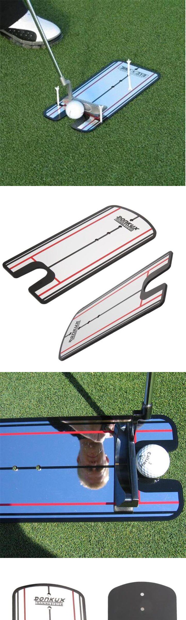 Вспомогательное оборудование portable practice golf putting mirror alignment training aid OTHER