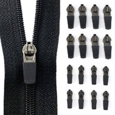 极速10pcs Reverse Zipper Pull Slider Instant Installation Pl