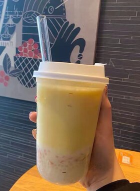 Extra Wide 14mm Pointed Bubble Tea Straw Reusable Glass stra