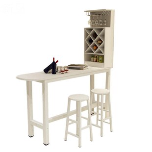 新款时尚家用吧台酒柜玄关隔断柜高脚桌多功能玄关柜现代简约