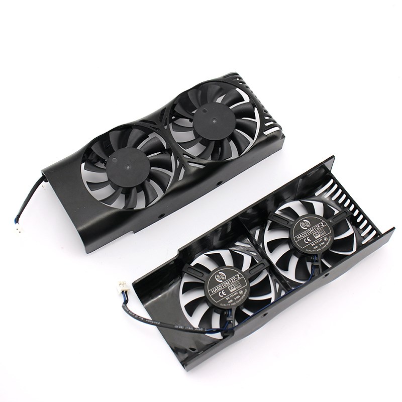 极速HA5510M12F-Z 0.20A 2Pin GTX1050 Ti GPU Cooler Fan For MS