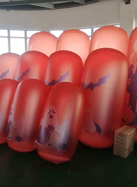 充气不倒翁气模UV立柱网红PVCC彩蛋闭气陈美暖场道具户外卡通定制