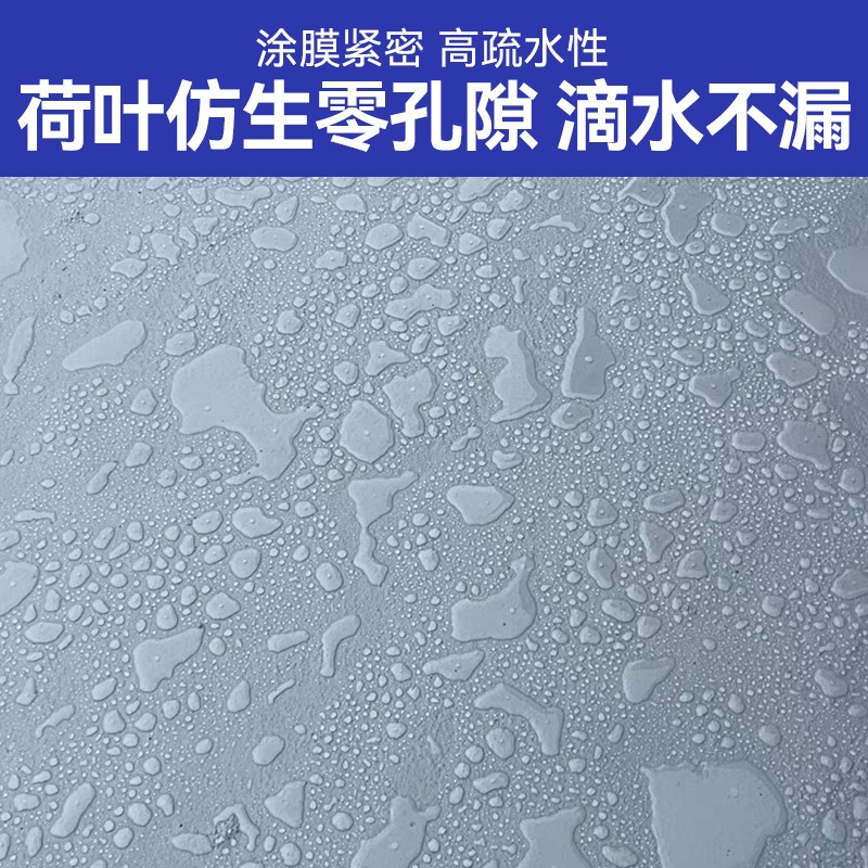 屋顶防水涂料液体卷材楼缝屋面大面积平I房裂顶漏水补漏材防料漏