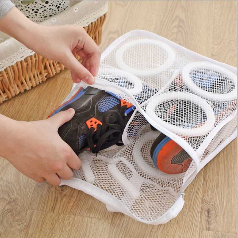 极速Washing Machine Shoes Bag Travel Clothes Storage Bag Por