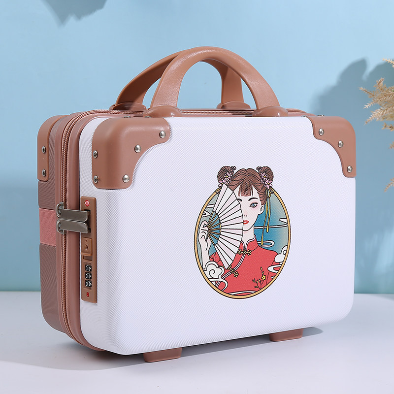 手提行李箱化妆小箱子包国潮风女收纳密码箱小型轻便子母旅行箱,箱包皮具/热销女包/男包,旅行箱,淘宝优惠券,粉丝福利购,淘宝优惠卷