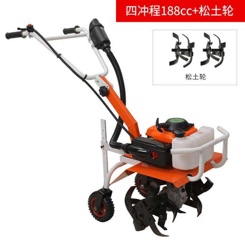 小型耕耘机e小型农用机械家用大功率耕地翻土锄草汽油开沟旋耕机