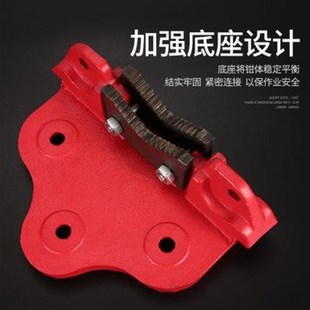 钳台虎钳重型三角架压力门管钳夹钳镀锌龙水管钳管丝割子管钳