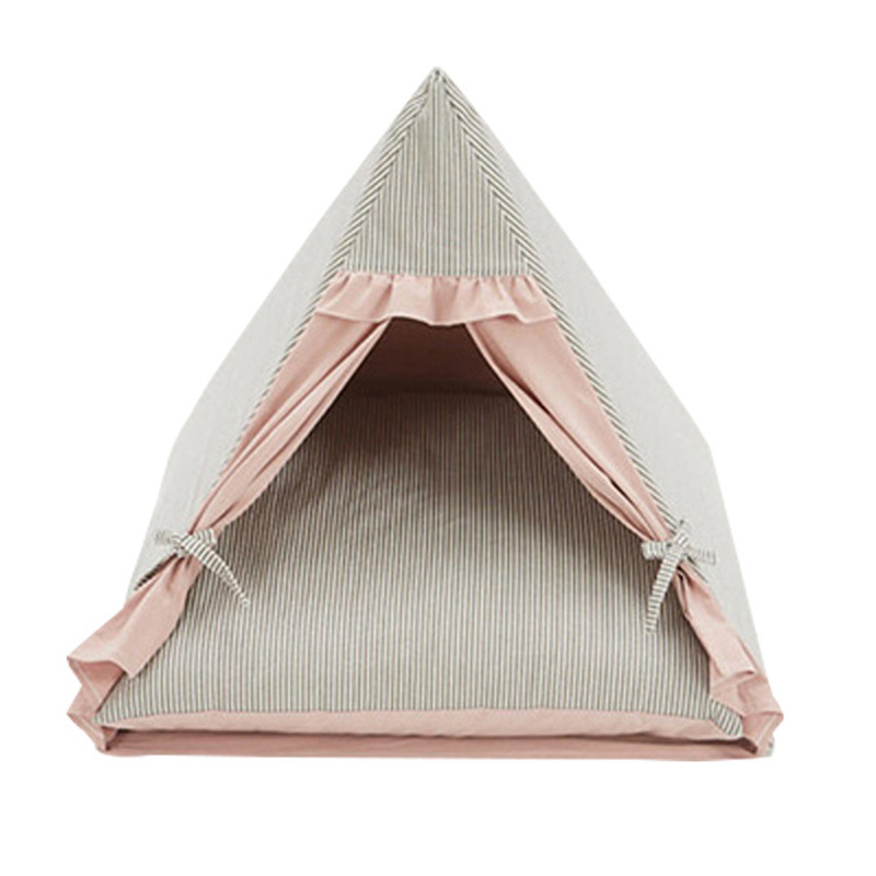 韩版网红宠物帐篷窝泰迪狗窝小z型犬猫窝封闭式室内冬天保暖可拆