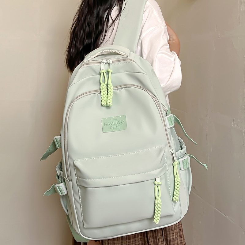 书包女生大学生百搭日系初高中生韩版少女双肩包小学生森系揹包大