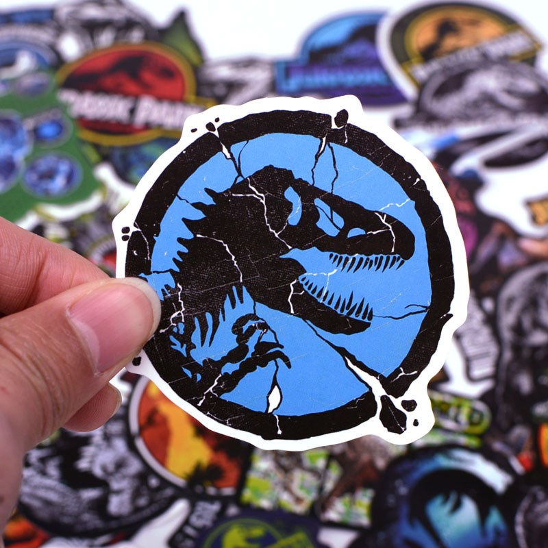 75pcs/pack Jurassic Park Dinosaur Stickers Toy for on Lugga