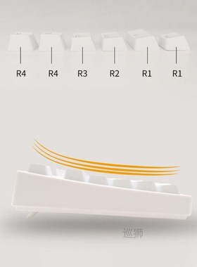 Mechanical Keyboard 104 Doubleshot ABS Spacebar Keycaps Blan