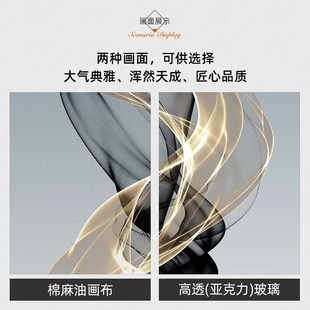 飾畫律動抽象高大上樓梯掛畫現(xiàn)代簡約玄幻走廊盡頭 高檔輕奢玄關(guān)裝