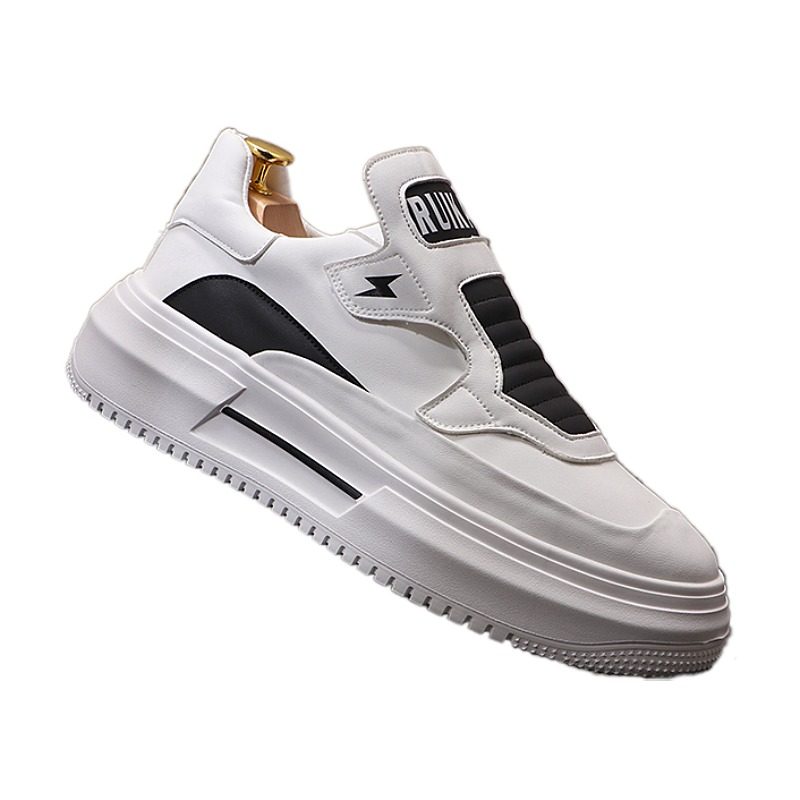 男鞋子时尚百搭休闲鞋子魔术贴拼色韩版运动男鞋板鞋厚底内增高鞋,流行男鞋,休闲板鞋,淘宝优惠券,粉丝福利购,淘宝优惠卷