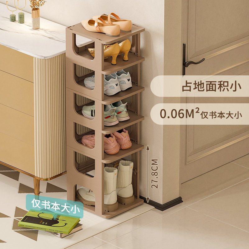 夹缝简易鞋架家用多层鞋子收纳架子可叠加鞋柜宿T舍省空间收纳神
