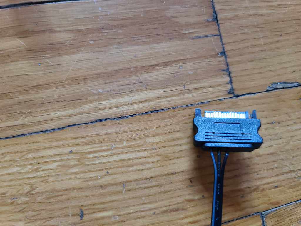 恩杰 X53 X63 X73 一体水冷散热器10针电源供电线