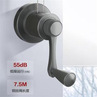 歌四杆手摇晾衣架阳台升降双杆被晾衣晒式 四沐季 室内铝合金晾衣杆