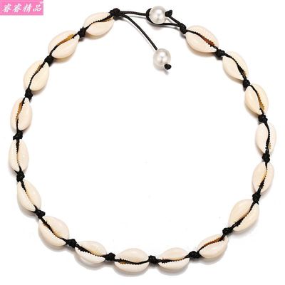 推荐Female Creative Simple Broken Shell Fake Pearl Necklace