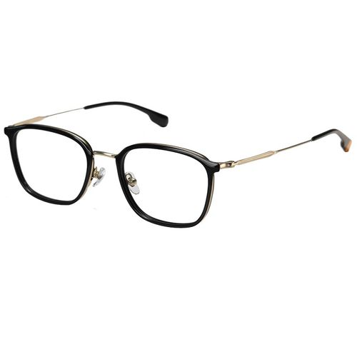 超轻复古眼镜框男款近视纯钛大脸黑绿方形可配商务全框不夹脸舒适