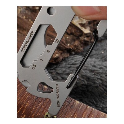 WorthWhile Multifunction Climbing Carabiner EDC Keychain  Ou