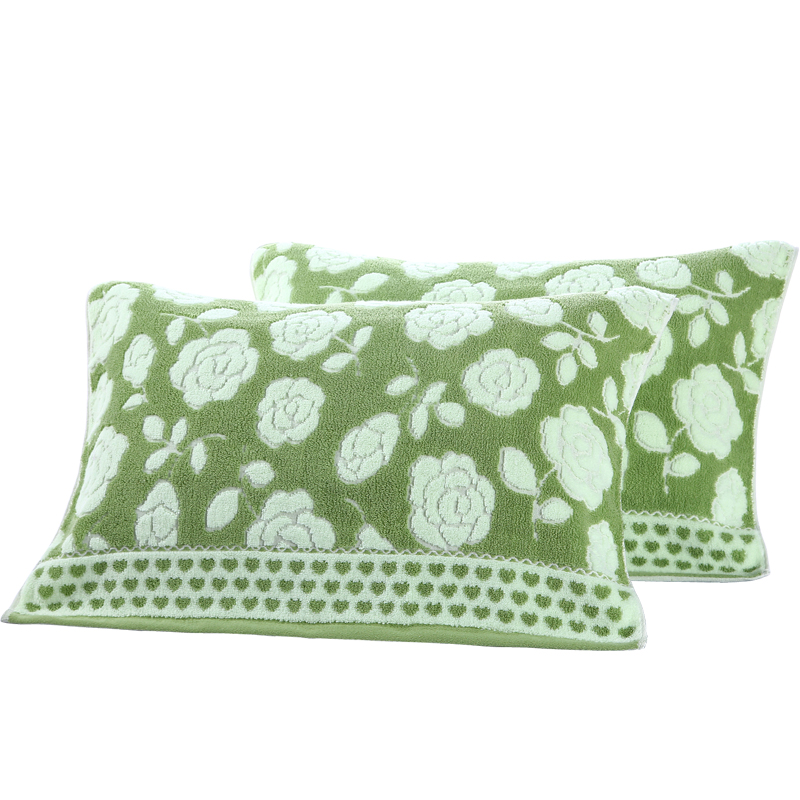 怀旧毛巾老上海枕巾成人家用80年代一对复古老牌全棉夏季加厚提花