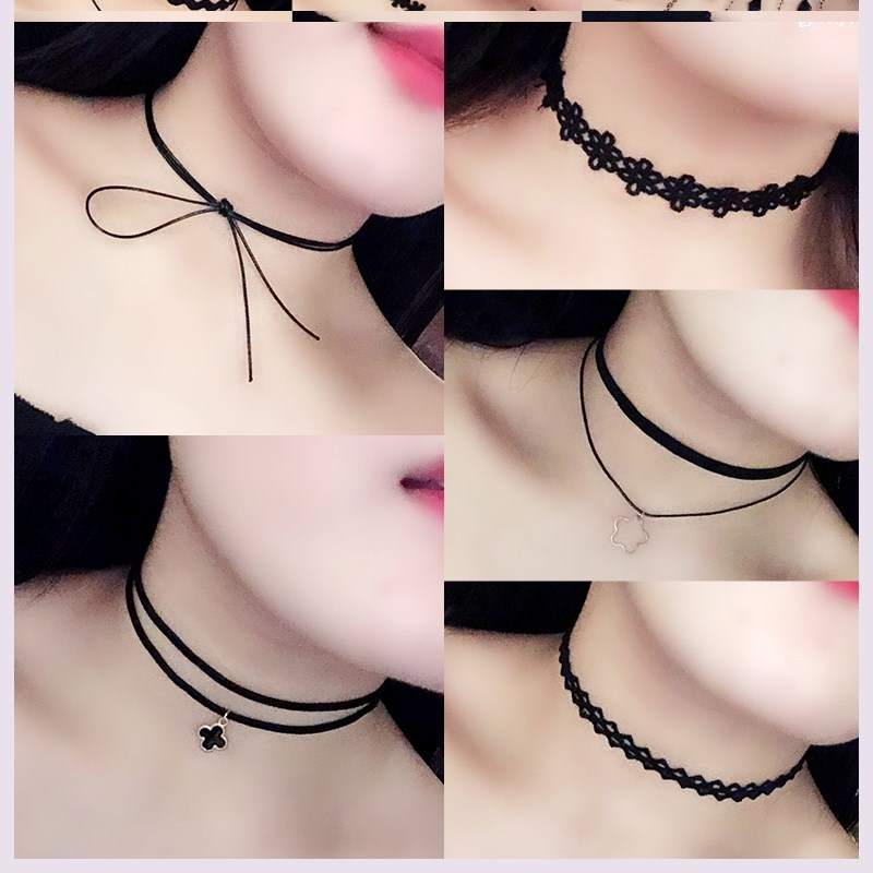 速发顼链女颈圈女性短款脖子冷淡带颈链个性围脖装饰品锁骨项链性