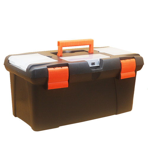 工具箱大号17寸19寸透明三层工具箱多功能美术画画颜料箱小学生美