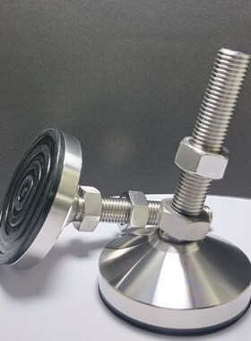 不锈钢重载防滑脚杯 万向调节脚J-WAC63-D100-M24/M30-L150./L200
