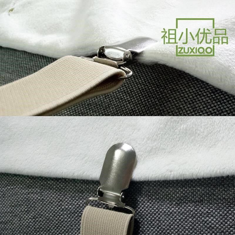 床单固定夹床笠沙发垫防滑扣固定器可调节拉伸松紧带夹子一套四根