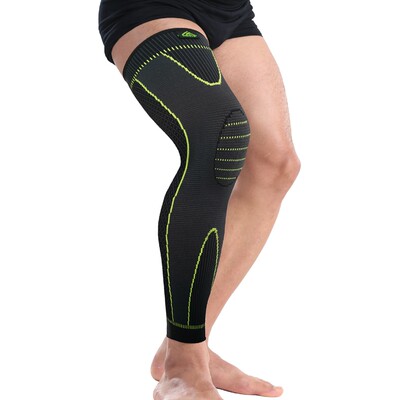 极速elastic sports lengthen knee pad leg sleeve nonslip band