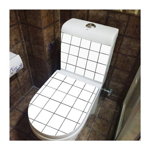 马桶盖贴纸卫生间浴室柜子防水防水自粘全包翻新贴可移除个性贴