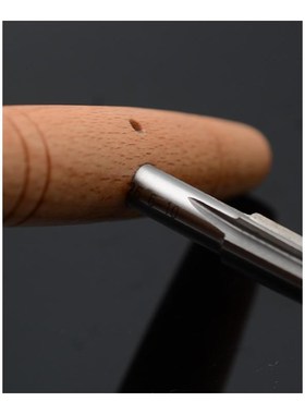 Violin Viola Peg Hole Reamer 130 Taper Wood Handle for Luth