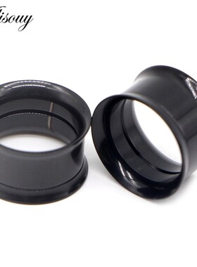 小众高货2pcs Surgical Steel Screw fit Ear Flesh Tunnel Plugs