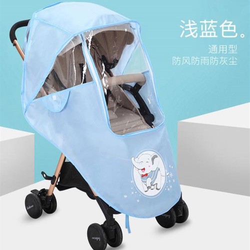 车通型婴儿雨罩童用车罩挡风罩宝宝推车伞车防雨保暖推车儿罩雨衣
